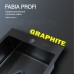 Мойка FABIA PROFI Decor 50503DG графит врезная 50х50